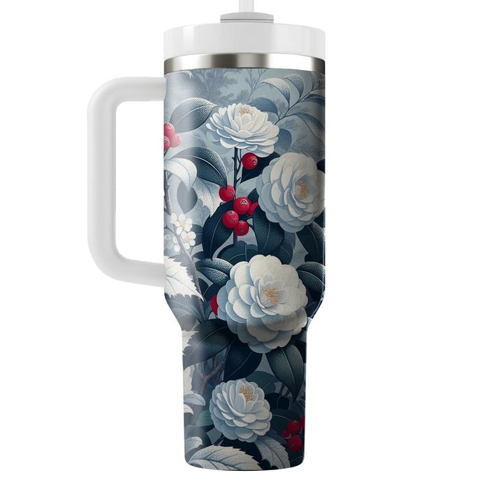 Winter Bloom  Decorative Tumblers