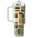 Retro 70s Color Blocks Travel Tumblers