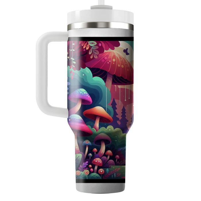 Whimsical Mushroom Forest  Insulated Tumblers