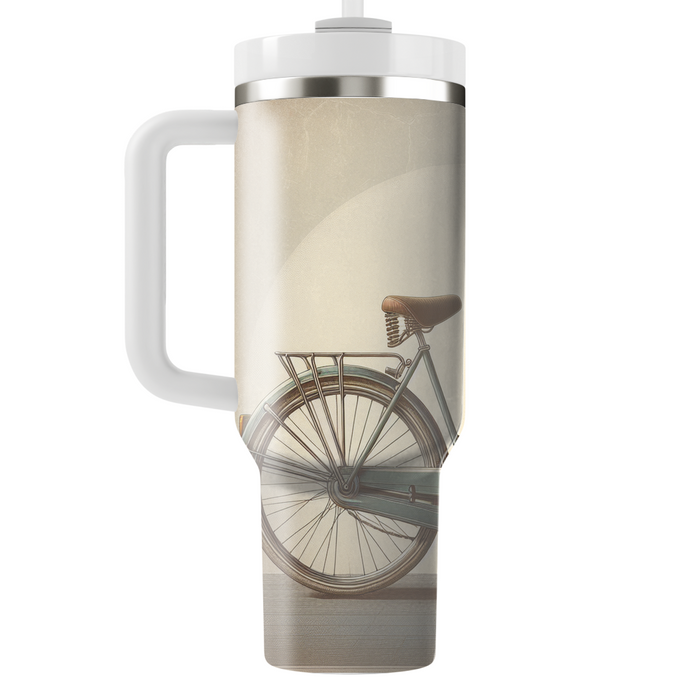 Vintage Bicycle Ride  Tumbler Cups