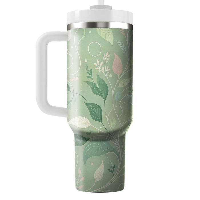 Whimsical Leafy Vines  Custom Tumblers