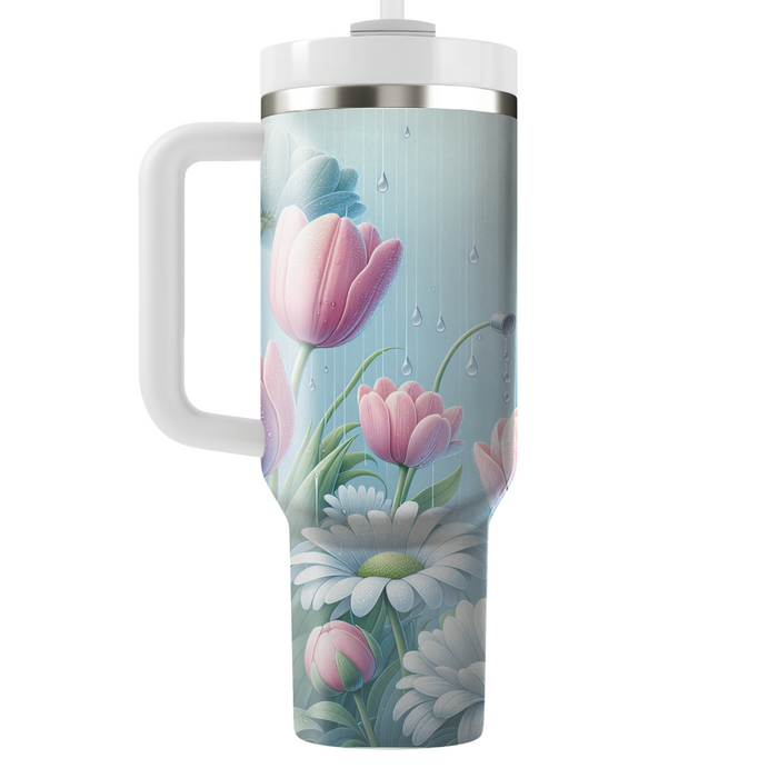 Spring Rain Melody  Tumblers With Lids