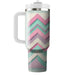 Floral Chevron  Tumblers For Gifts