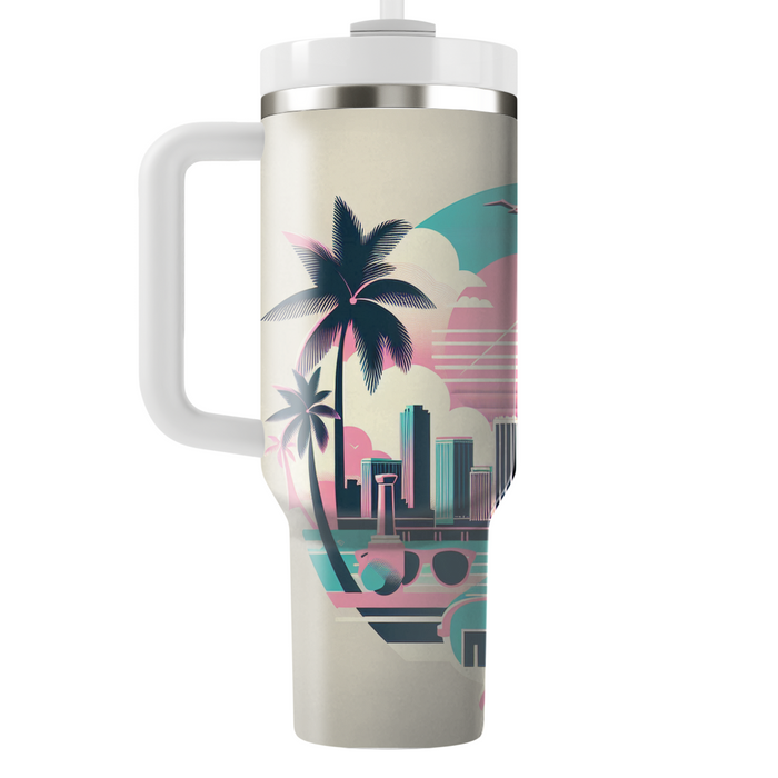 Miami Vice Chic Custom Tumblers