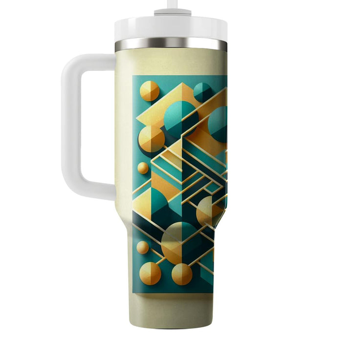 Abstract Geometric Sphere  Personalized Tumblers