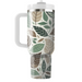 Stylized Leaf Motifs Decorative Tumblers