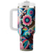  Floral Burst  Tumblers With Lids