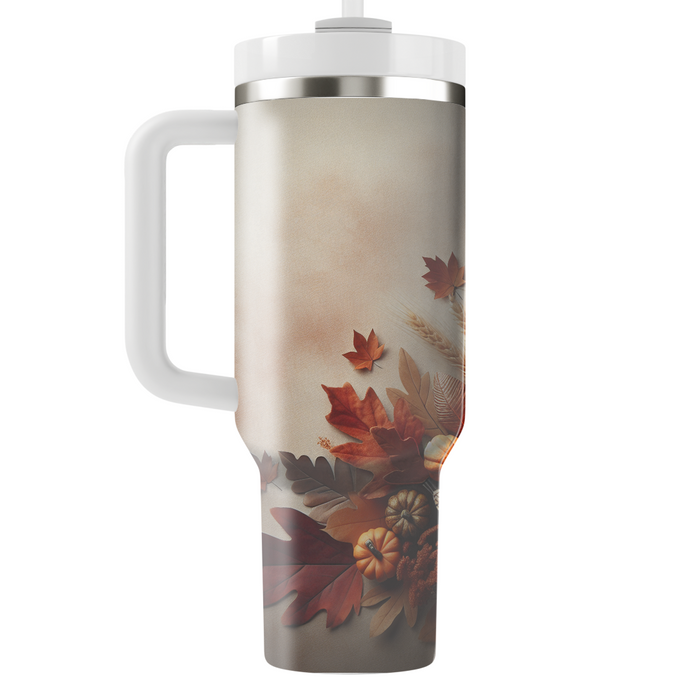 Bountiful Blessings - A Modern Thanksgiving  Travel Tumblers