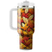 Autumn Leaf Pattern  Insulated Tumblers