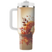 Autumn Blooms Delight  Unique Tumblers