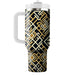 Art Deco Diamond Pattern  Insulated Tumblers