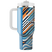 Bold Stripe Block Custom Tumblers