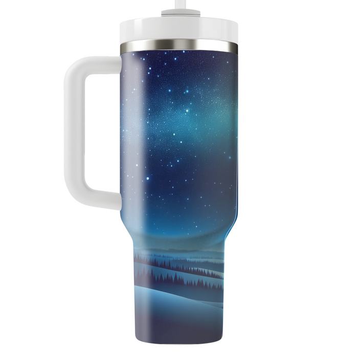 Winter Starlight  Travel Tumblers