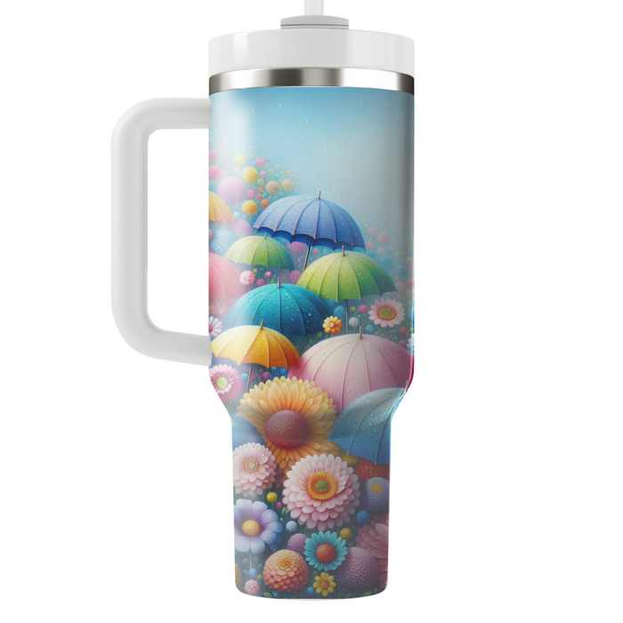 Spring Refreshing Rain  Custom Tumblers