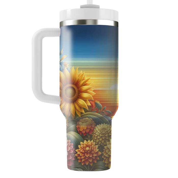 Sunset Bloom  Tumblers For Gifts