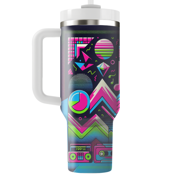 Retro Electro  Tumbler Cups