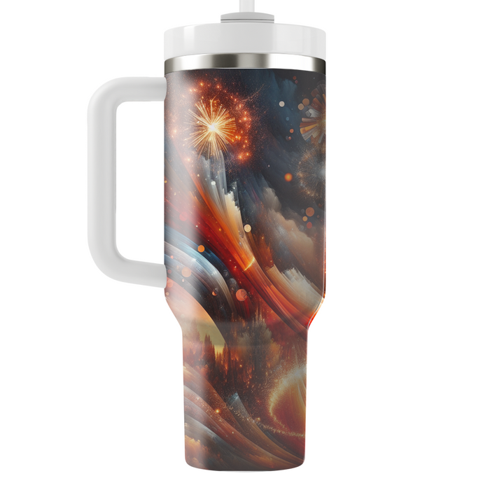 Autumn Fireworks Celebration  Travel Tumblers