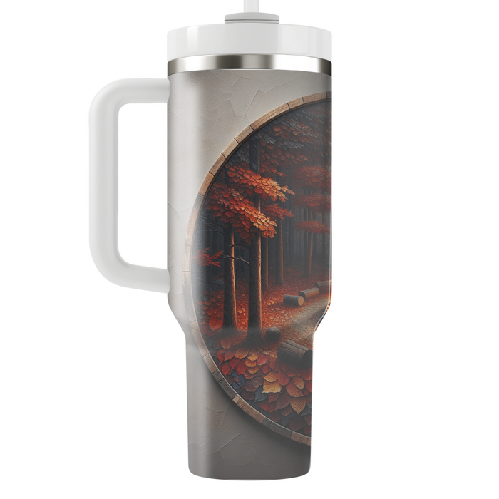 Autumn Camping Adventure  Travel Tumblers