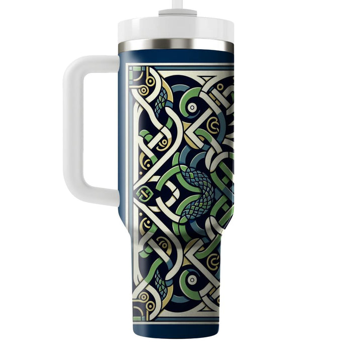 Geometric Serpent Illusion  Tumblers For Gifts