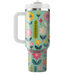 Whimsical Garden Flowers  Custom Tumblers