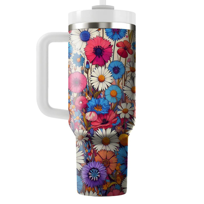 Wildflower Meadow Magic  Unique Tumblers