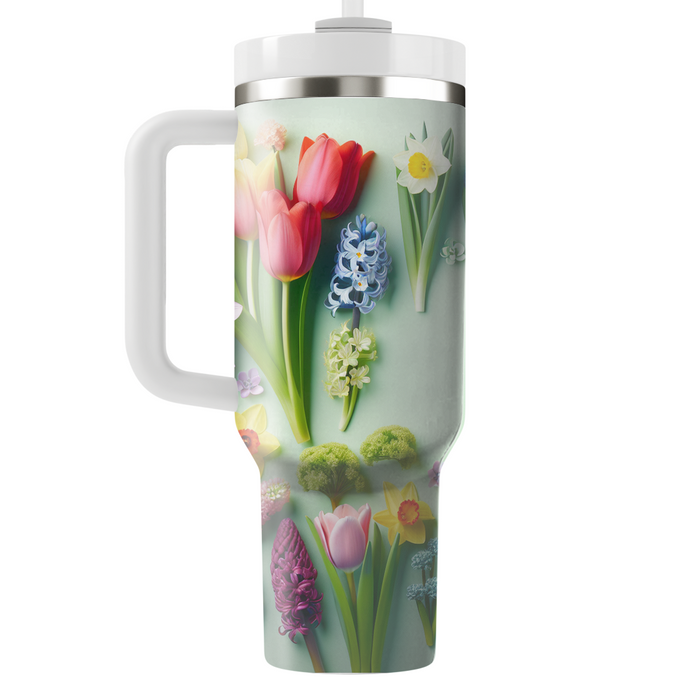 Spring Blossom Joy  Personalized Tumblers