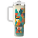 Artistic Triangular Pattern  Decorative Tumblers