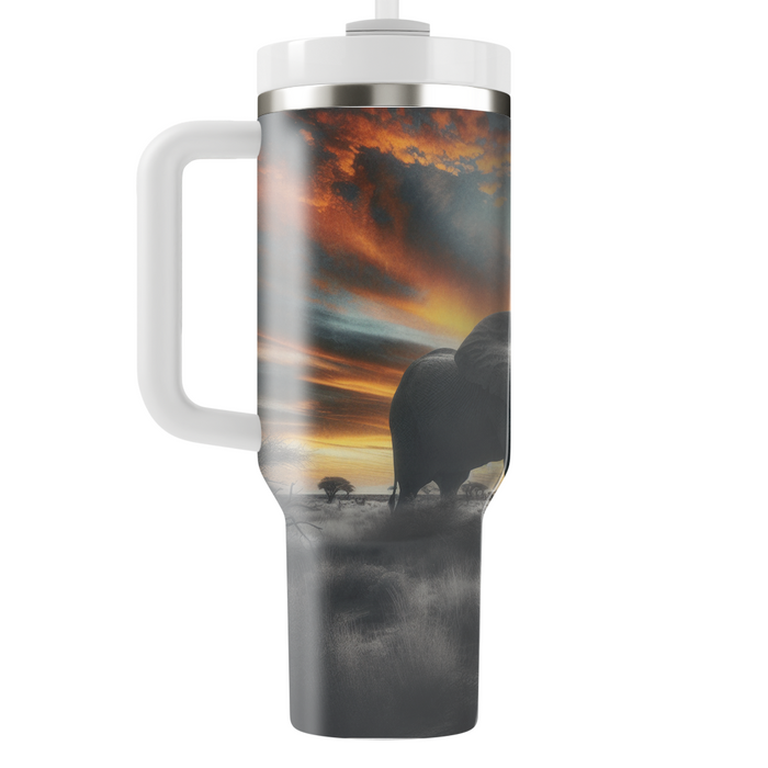 Majestic Elephant Journey  Tumblers For Gifts