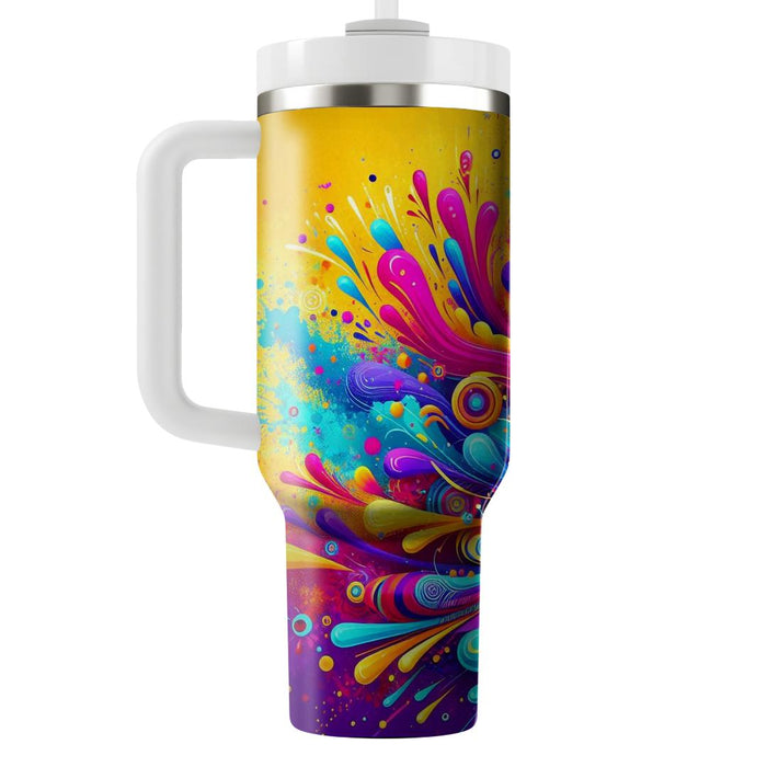 Whirlwind Of Colors - Holi Festival  Tumbler Cups