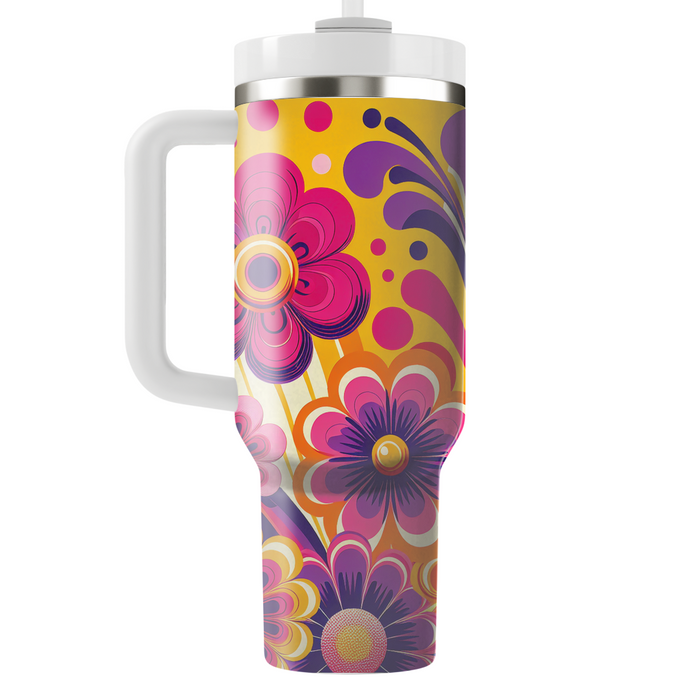  Floral Burst  Custom Tumblers