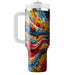 Artistic Paint Drip  Decorative Tumblers