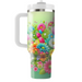 Spring Flower Power  Tumbler Cups