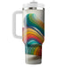 Vibrant Rainbow Pattern  Tumblers For Gifts