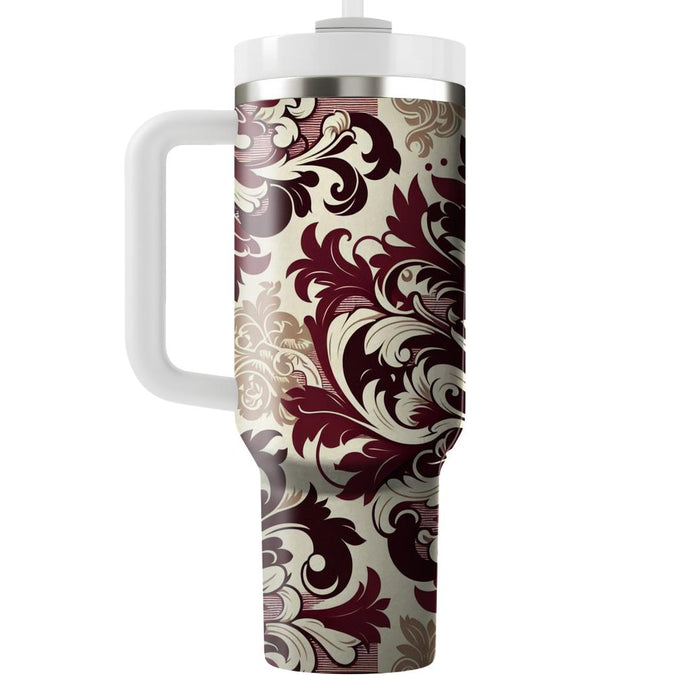 Elegant Floral Damask  Decorative Tumblers