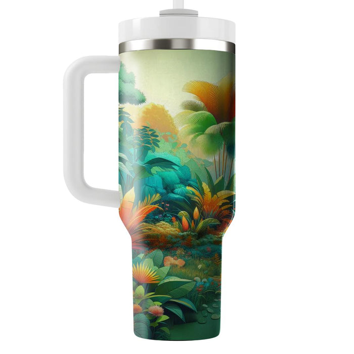 Vibrant Jungle  Tumbler Cups