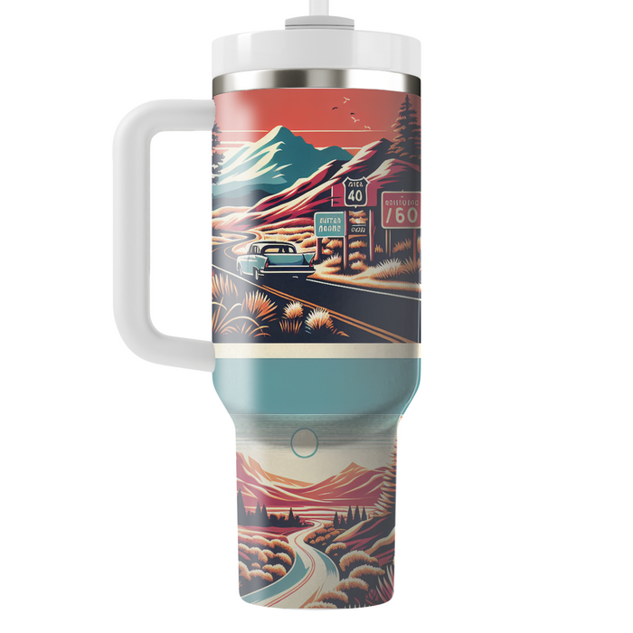 Classic Americana Road Trip Unique Tumblers