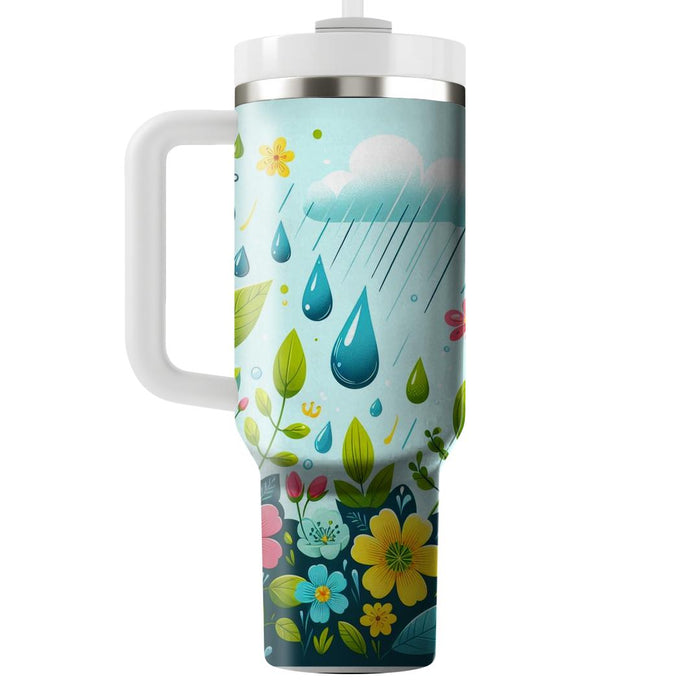 Fresh Spring Rain  Travel Tumblers