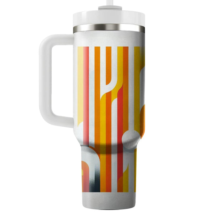 Bold Vertical Stripe  Custom Tumblers