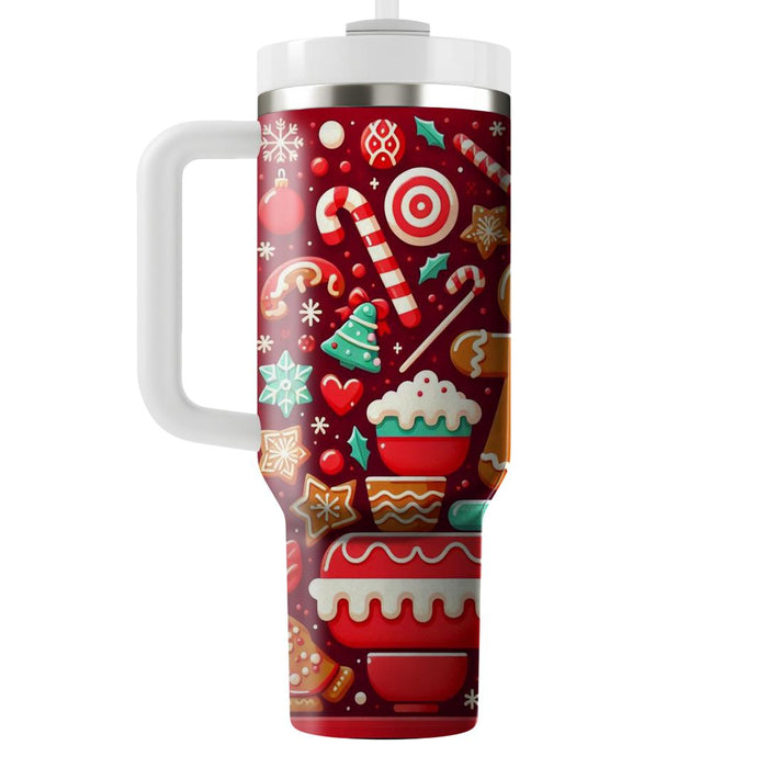 Winter Gingerbread Cheer  Travel Tumblers