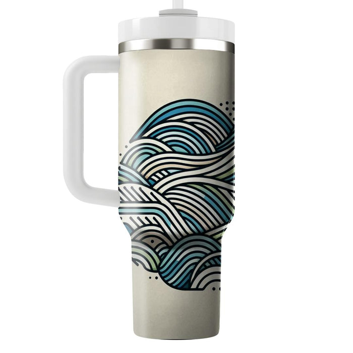 Artistic Line Pattern  Custom Tumblers