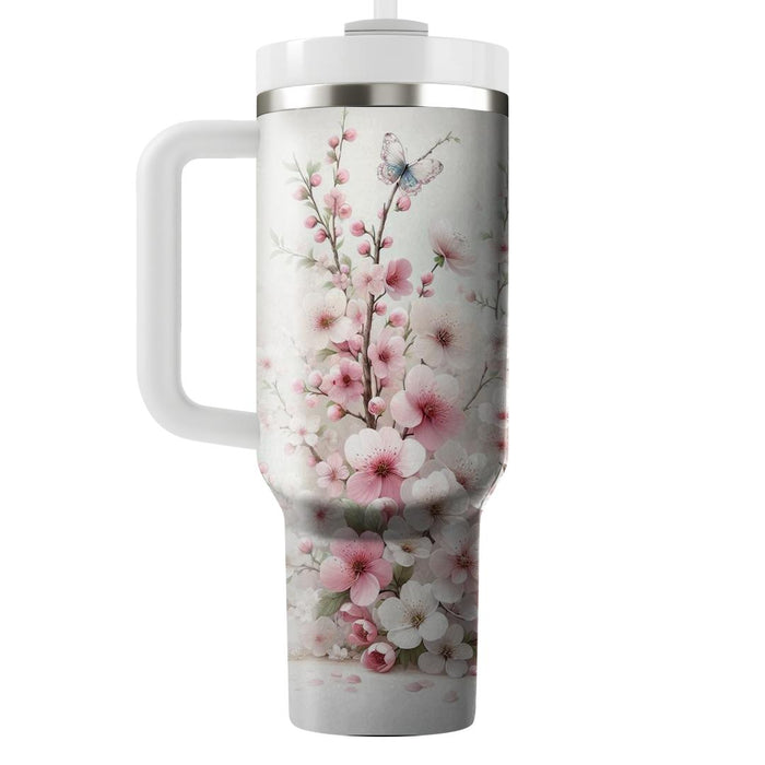 Spring Petals And Butterflies  Decorative Tumblers