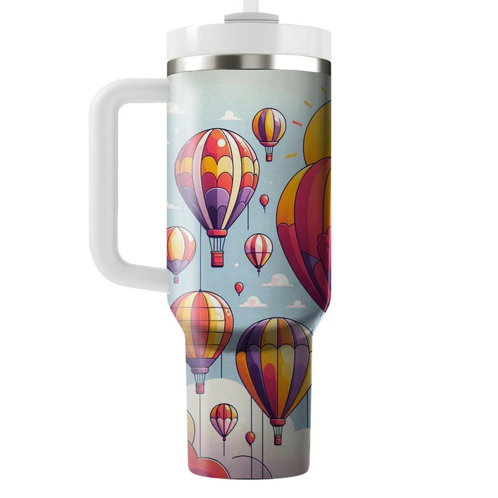 Whimsical Balloon Festival  Personalized Tumblers