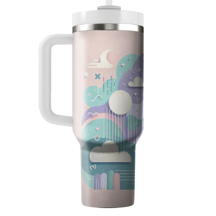 Retro Pastel Dreams  Decorative Tumblers