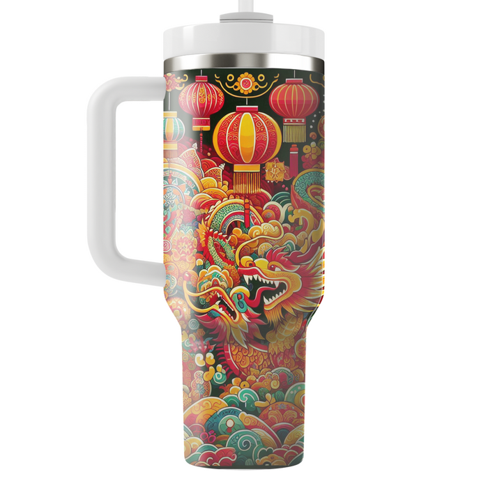 Vivid Fusion Of Traditions Tumblers With Lids