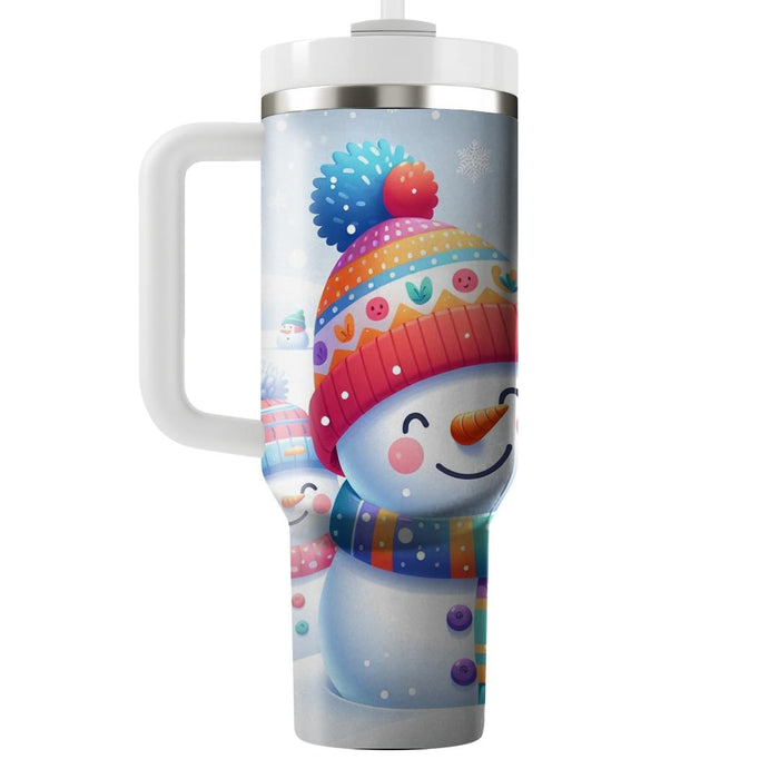 Winter Joyous Snowman  Decorative Tumblers