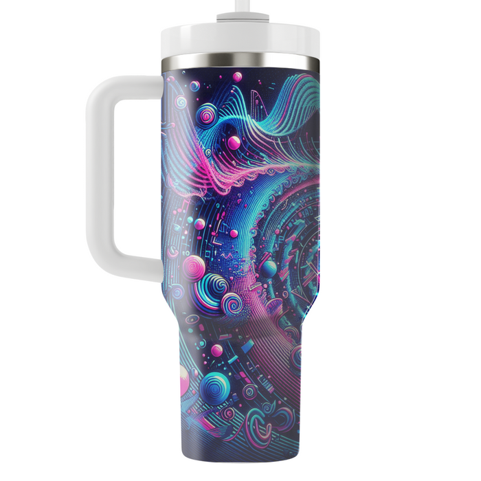 Synthpop Swirl  Custom Tumblers