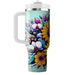 Floral Fusion  Decorative Tumblers