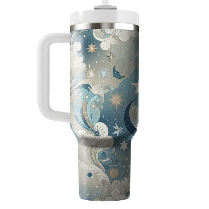 Whimsical Celestial Pattern  Decorative Tumblers