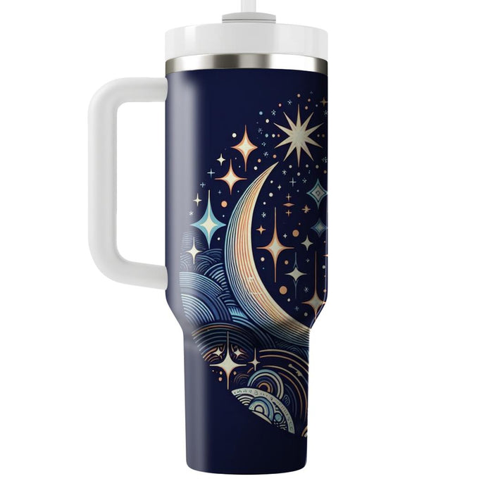 Starry Night Starlight  Tumbler Cups