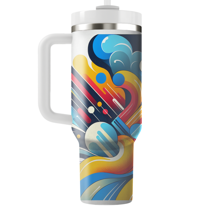 Bold Abstract Vibes  Custom Tumblers